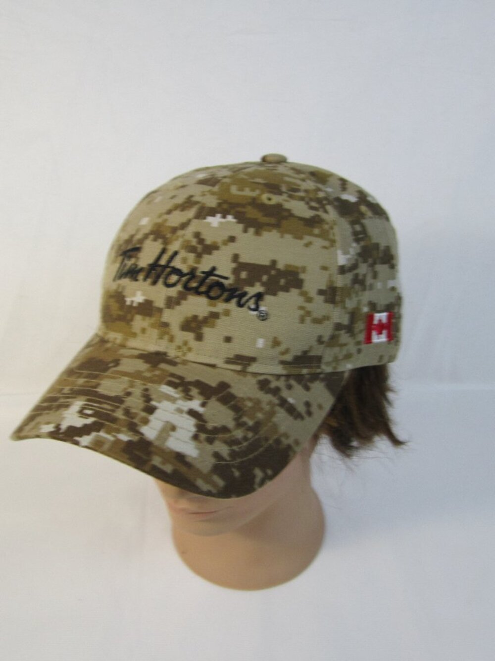 Tim Hortons Kandahar 2011 Camo Adult Baseball Hat Cap w/ Adjustable Strap